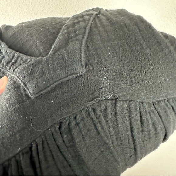 9Seed Black El Matador V-Neck Mini Dress Swim Coverup Size Small - Picture 6 of 6